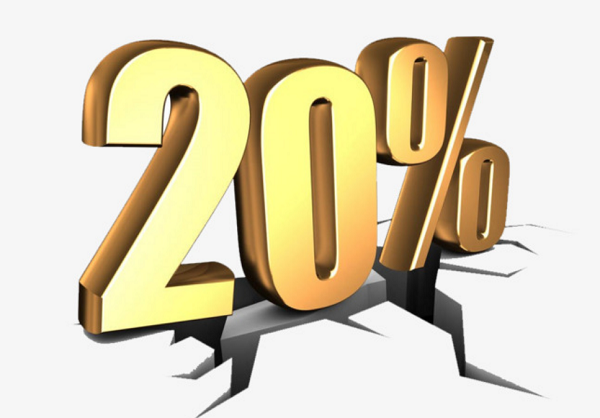 20% là mức thuế suất thu nhập doanh nghiệp phải đóng khi hoạt động kinh doanh.