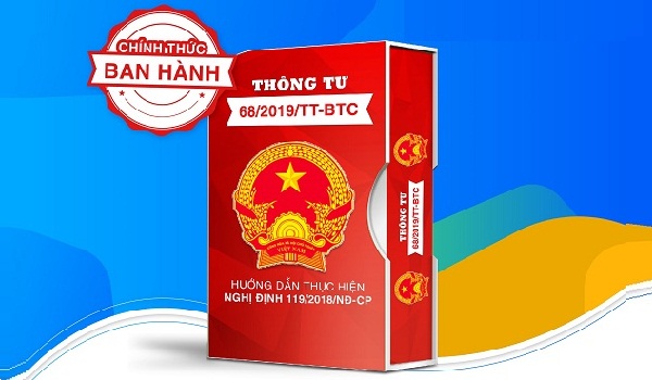 Nghị định 123/2020/NĐ-CP và Thông tư 68/2019/TT-BTC về áp dụng hoá đơn điện tử.