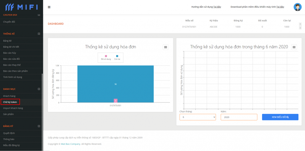 Cài đặt chữ ký số (USB Token)