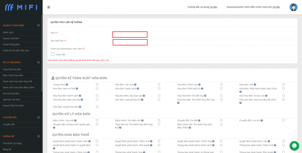 Hướng Dẫn Sử Dụng Hóa Đơn Điện Tử An Toàn Mifi Lần Đầu