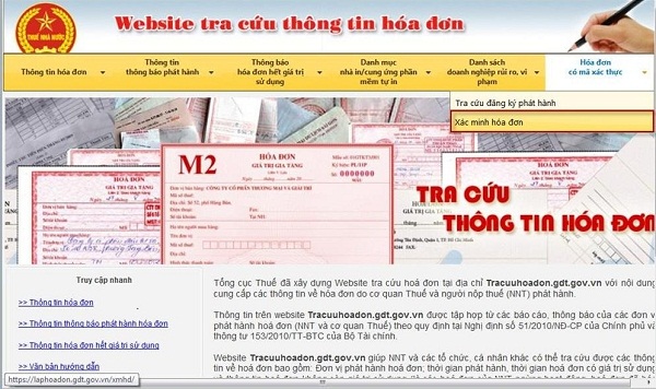 Website tra cứu hóa đơn điện tử