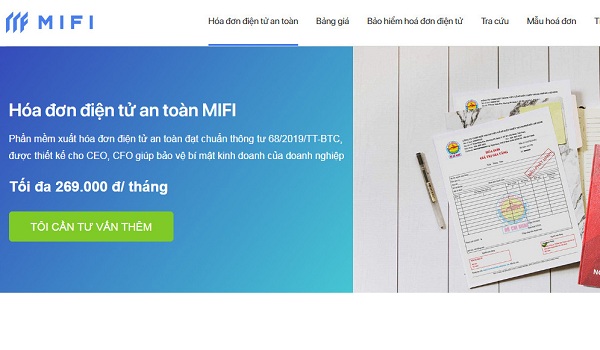 MIFI là phần mềm hóa đơn đang được ưa chuộng hiện nay.