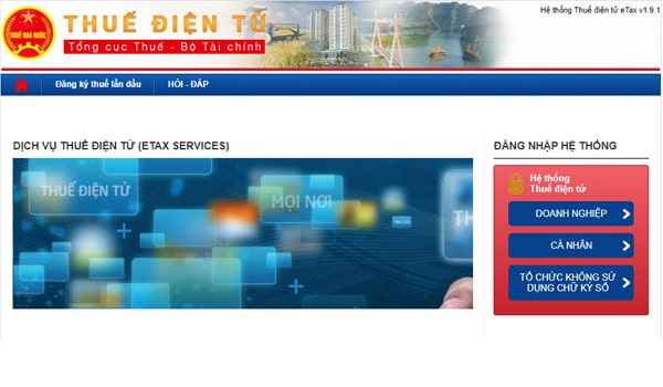 hoàn thuế điện tử eTax