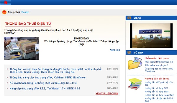 hoàn thuế điện tử bằng eTax