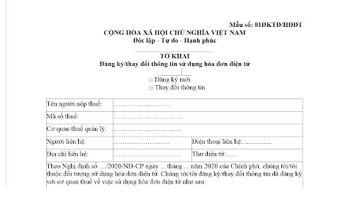 bat buoc su dung hoa don dien tu