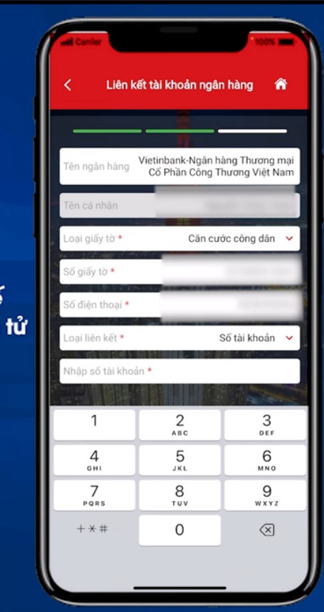 Chọn ngân hàng muốn nộp thuế