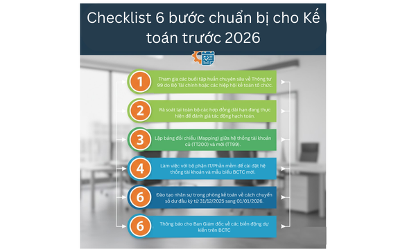 Những bước cho kế toán nhận thông tư 99