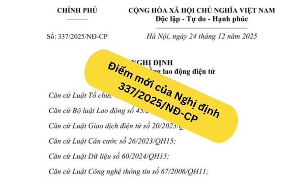 Khám phá những diểm của nghị định 337